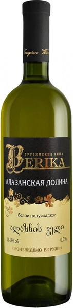 Вино Marniskari, Berika Alazani Valley White