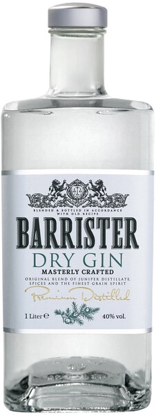 Джин Barrister Dry Gin, 1 л