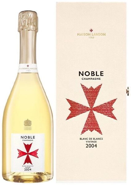 Шампанское Lanson, Noble Cuvee Blanc de Blancs, 2004, wooden box