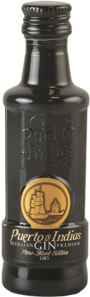 Джин Puerto de Indias Pure Black Edition Dry, 50 мл