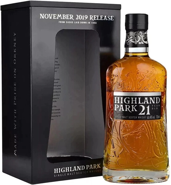 Виски Highland Park 21 Years Old, gift box, 0.7 л